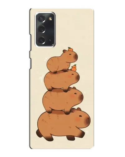 Чохол для Samsung Galaxy Note 20 з картинкою «Вежа з капібар»