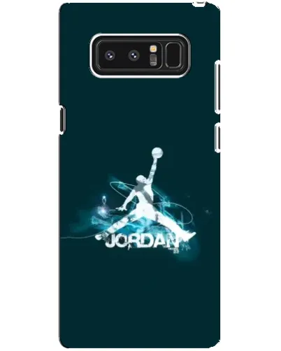 Чехол для Samsung Galaxy Note 8 (N950) с картинкой «Jordan Blue Fire» Чехол для Samsung Galaxy Note 8 (N950) с картинкой «Jordan Blue Fire»