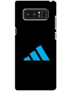 Чехол для Samsung Galaxy Note 8 (N950) с картинкой «Adidas Cyan Logo»
