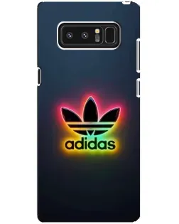 Чехол для Samsung Galaxy Note 8 (N950) с картинкой «Неоновый Adidas»