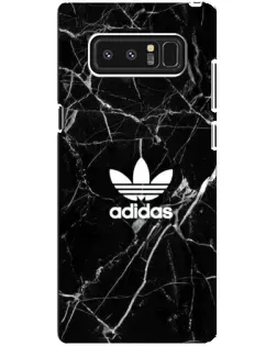 Чехол для Samsung Galaxy Note 8 (N950) с картинкой «Белый мрамор Adidas»