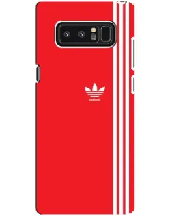 Чехол для Samsung Galaxy Note 8 (N950) с картинкой «Красный минимализм Adidas»