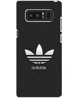 Чехол для Samsung Galaxy Note 8 (N950) с картинкой «Adidas Карбоновая текстура»