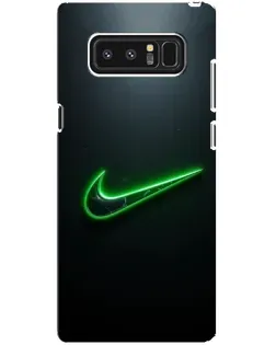 Чохол для Samsung Galaxy Note 8 (N950) з картинкою «Неоновий контур Nike»