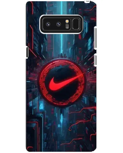 Чехол для Samsung Galaxy Note 8 (N950) с картинкой «Техногенный стиль Nike»
