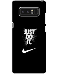 Чехол для Samsung Galaxy Note 8 (N950) с картинкой «Текстовый принт Nike»