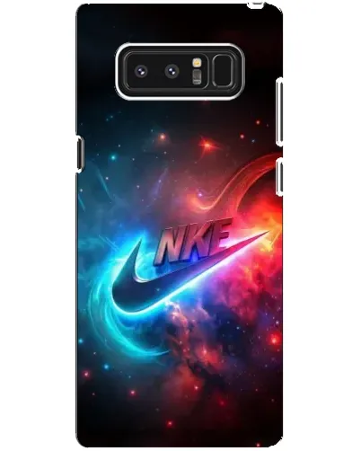 Чехол для Samsung Galaxy Note 8 (N950) с картинкой «Огненный логотип Nike»