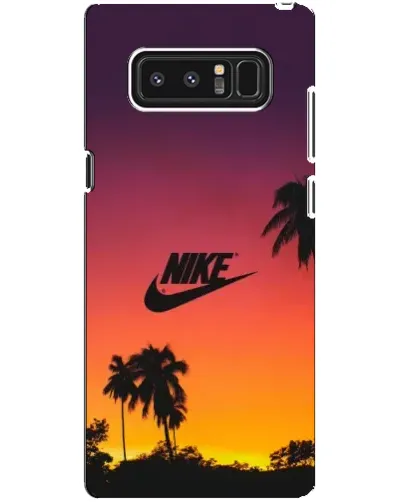Чехол для Samsung Galaxy Note 8 (N950) с картинкой «Nike на закате солнца»
