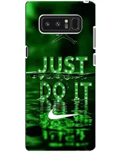 Чехол для Samsung Galaxy Note 8 (N950) с картинкой «Зеленый неоновый Nike»