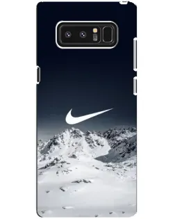 Чехол для Samsung Galaxy Note 8 (N950) с картинкой «Nike — зимние горы»