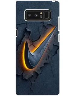 Чехол для Samsung Galaxy Note 8 (N950) с картинкой «Объемный логотип Найк»