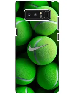 Чехол для Samsung Galaxy Note 8 (N950) с картинкой «Теннисные мячи Найк»