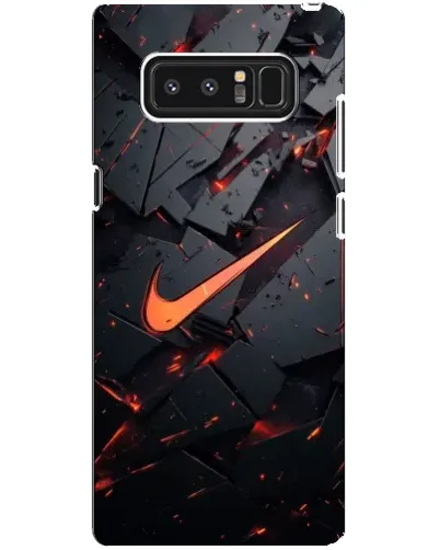 Чехол для Samsung Galaxy Note 8 (N950) с картинкой «Nike — эффект разломов»
