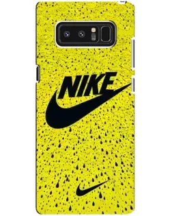 Чехол для Samsung Galaxy Note 8 (N950) с картинкой «Желтый текстурный Nike»