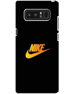 Чехол для Samsung Galaxy Note 8 (N950) с картинкой «Золотой логотип Nike»