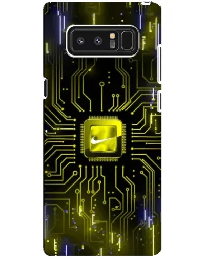 Чехол для Samsung Galaxy Note 8 (N950) с картинкой «Nike — золотая искра»