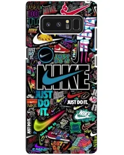 Чохол для Samsung Galaxy Note 8 (N950) з картинкою «Яскравий колаж Nike»