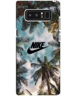 Чохол для Samsung Galaxy Note 8 (N950) з картинкою «Тропічний принт Nike»
