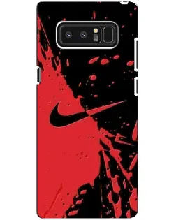 Чохол для Samsung Galaxy Note 8 (N950) з картинкою «Червоні бризки Nike»