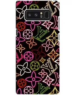 Чохол для Samsung Galaxy Note 8 (N950) з картинкою «Неоновий мікс Nike»
