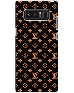 Чехол для Samsung Galaxy Note 8 (N950) с картинкой «Золотая монограмма LV»