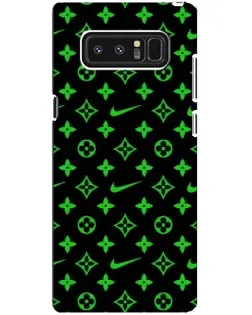Чехол для Samsung Galaxy Note 8 (N950) с картинкой «Неоновый принт LV»