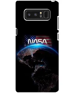 Чехол для Samsung Galaxy Note 8 (N950) с картинкой «Земля из космоса NASA»