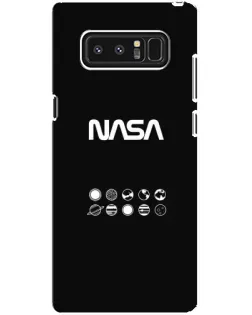 Чехол для Samsung Galaxy Note 8 (N950) с картинкой «NASA — технический принт»