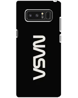 Чехол для Samsung Galaxy Note 8 (N950) с картинкой «NASA — вертикальный логотип»