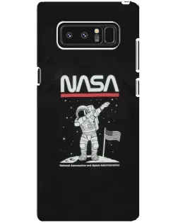 Чехол для Samsung Galaxy Note 8 (N950) с картинкой «NASA — шагаем по Луне»