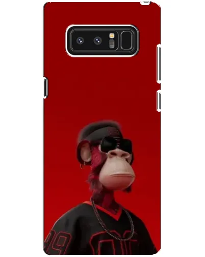 Чехол для Samsung Galaxy Note 8 (N950) с картинкой «Bored Ape в красном»
