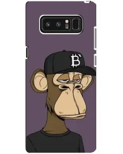 Чехол для Samsung Galaxy Note 8 (N950) с картинкой «Bored Ape в кепке»