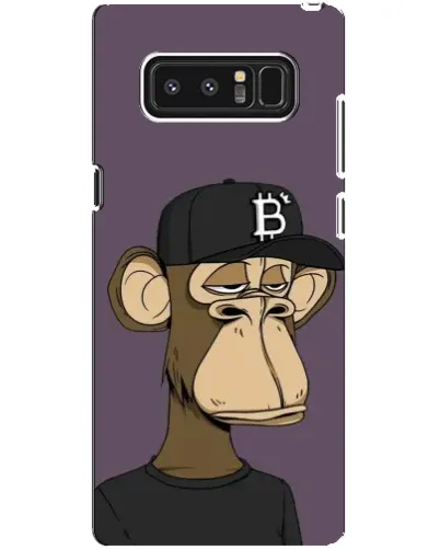 Чехол для Samsung Galaxy Note 8 (N950) с картинкой «Bored Ape в кепке»