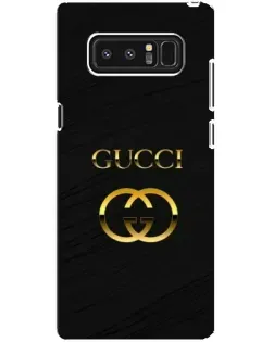 Чехол для Samsung Galaxy Note 8 (N950) с картинкой «Золотой логотип Gucci»