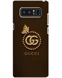 Чехол для Samsung Galaxy Note 8 (N950) с картинкой «Gucci — золотая бабочка»
