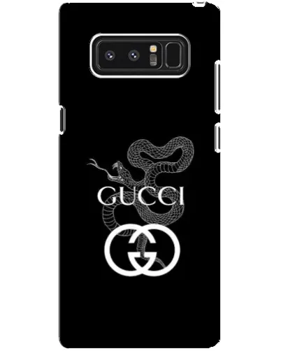 Чехол для Samsung Galaxy Note 8 (N950) с картинкой «Gucci — серебряная змея»