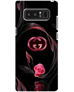 Чехол для Samsung Galaxy Note 8 (N950) с картинкой «Gucci — неоновая роза»