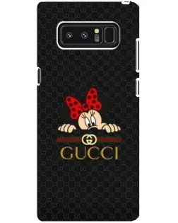 Чехол для Samsung Galaxy Note 8 (N950) с картинкой «Минни Маус Gucci — черный»