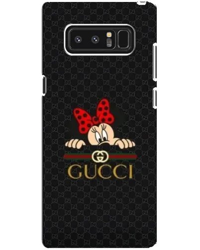 Чехол для Samsung Galaxy Note 8 (N950) с картинкой «Минни Маус Gucci — черный»