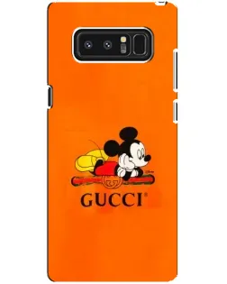 Чохол для Samsung Galaxy Note 8 (N950) з картинкою «Міккі Маус Gucci — помаранч»