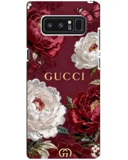 Чохол для Samsung Galaxy Note 8 (N950) з картинкою «Gucci — бордові троянди»