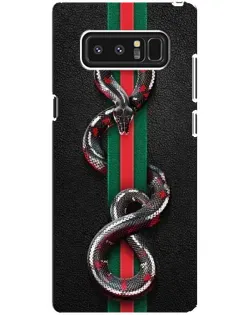 Чохол для Samsung Galaxy Note 8 (N950) з картинкою «Gucci — змія на смузі»