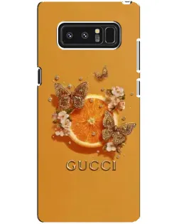 Чохол для Samsung Galaxy Note 8 (N950) з картинкою «Gucci — золоті метелики»