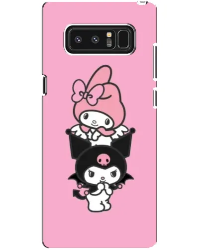 Чехол для Samsung Galaxy Note 8 (N950) с картинкой «My Melody и Kuromi» Чехол для Samsung Galaxy Note 8 (N950) с картинкой «My Melody и Kuromi»