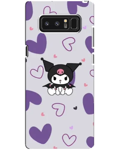 Чехол для Samsung Galaxy Note 8 (N950) с картинкой «Kuromi и лавандовые сердца» Чехол для Samsung Galaxy Note 8 (N950) с картинкой «Kuromi и лавандовые сердца»