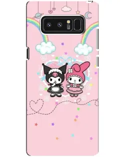Чехол для Samsung Galaxy Note 8 (N950) с картинкой «My Melody и Kuromi»