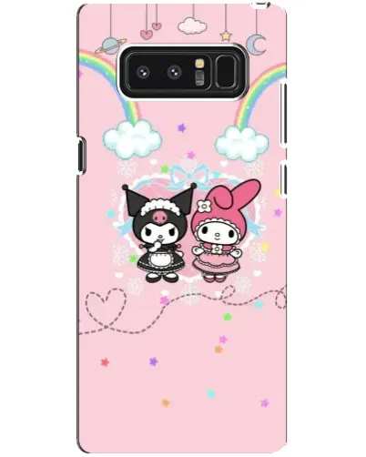 Чехол для Samsung Galaxy Note 8 (N950) с картинкой «My Melody и Kuromi» Чехол для Samsung Galaxy Note 8 (N950) с картинкой «My Melody и Kuromi»