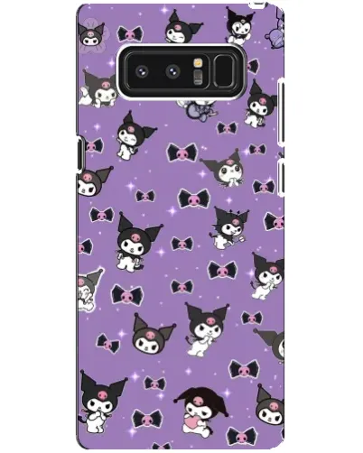 Чехол для Samsung Galaxy Note 8 (N950) с картинкой «Kuromi — паттерн» Чехол для Samsung Galaxy Note 8 (N950) с картинкой «Kuromi — паттерн»