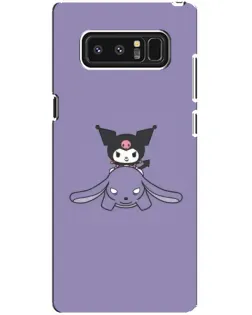 Чехол для Samsung Galaxy Note 8 (N950) с картинкой «Kuromi на лиловом фоне»