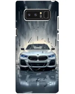 Чехол для Samsung Galaxy Note 8 (N950) с картинкой «BMW в свете фар»